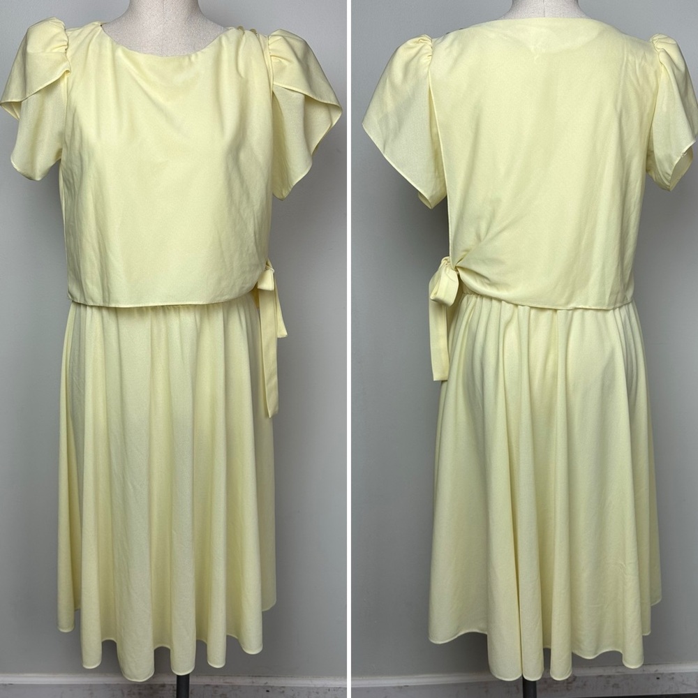 Vintage Yellow Dress